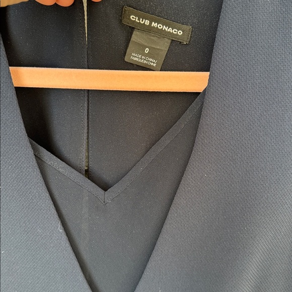 Club Monaco navy blue size 0 romper - Picture 3 of 3